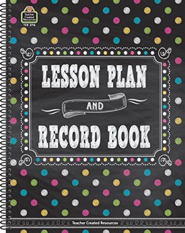 

Chalkboard Brights Lesson Plan And Record Book by Teacher Created Resources - Paperback