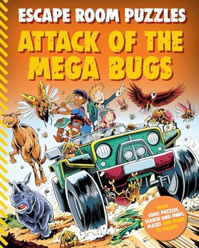

Escape Room Puzzles Attack Of The Mega Bugs By Kingfisher -Paperback