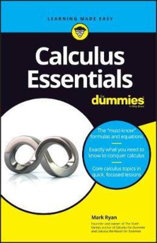 

Calculus Essentials For Dummies,Paperback,ByRyan, Mark