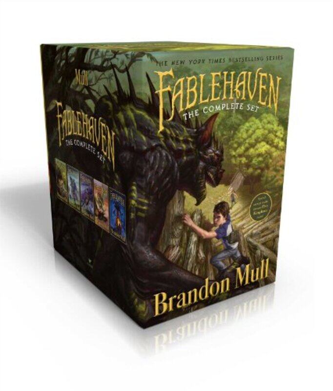 

Fablehaven Complete Set Boxed Set Fablehaven Rise Of The Evening Star Grip Of The Shadow Plague by Brandon Mull-Paperback