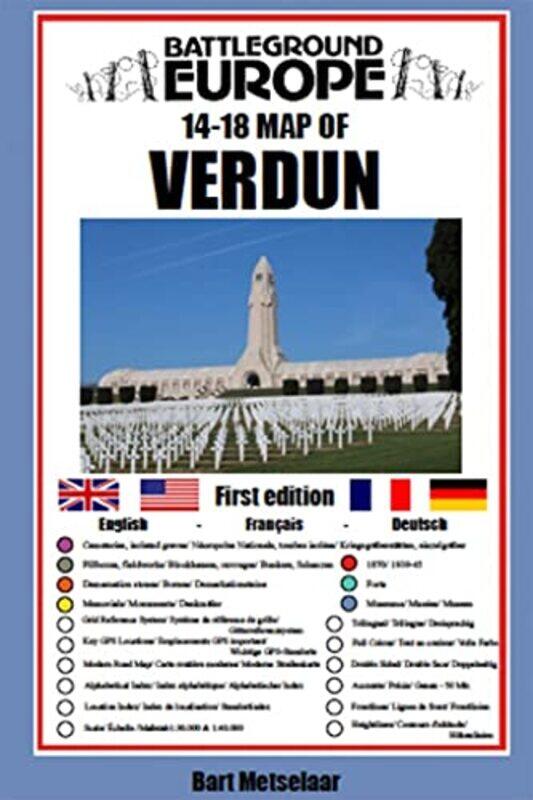 

Verdun Map by Bart Metselaar-Paperback