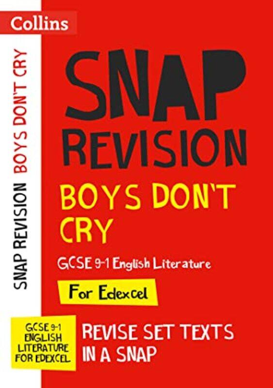 

Boys Dont Cry Edexcel GCSE 91 English Literature Text Guide by Bernard Hedgespa Santa Clara Univ California Usa Lee-Paperback