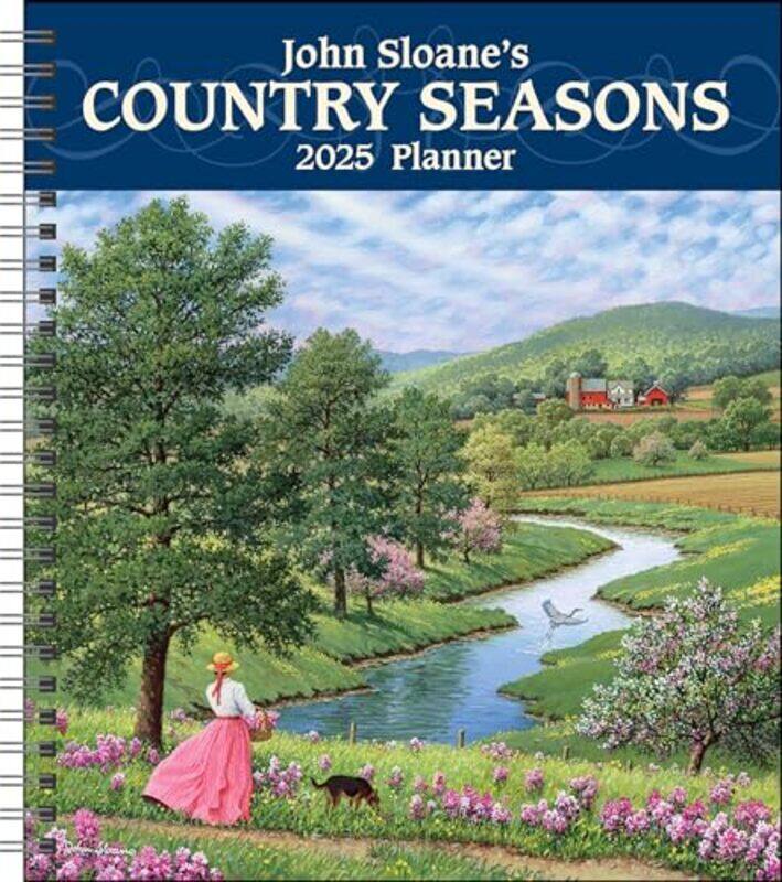 

John Sloanes Country Seasons 12Month 2025 Monthlyweekly Planner Calendar by Sloane,John - Paperback