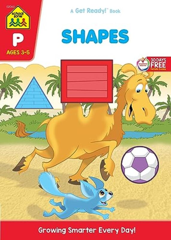 Shapes Workbook by School Zone - Paperback