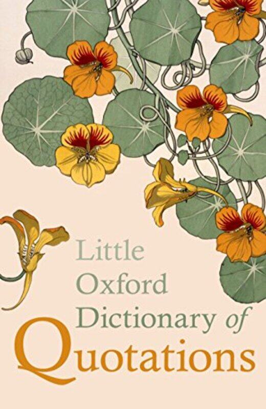 

Little Oxford Dictionary of Quotations by Susan Associate Editor, Quotations, Oxford University Press Ratcliffe-Hardcover