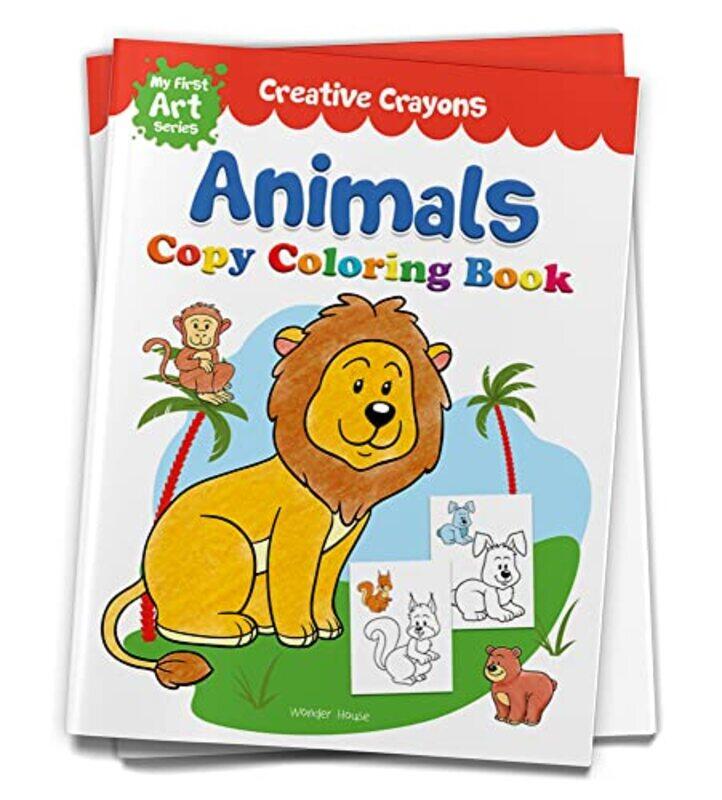 

Colouring Book Of Animals Creative Crayons Series Crayon Copy Colour Books By Wonder House Books -Paperback