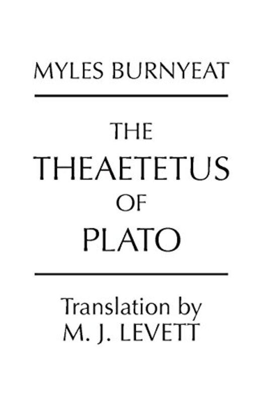 

The Theaetetus of Plato by PlatoM J Levett-Paperback