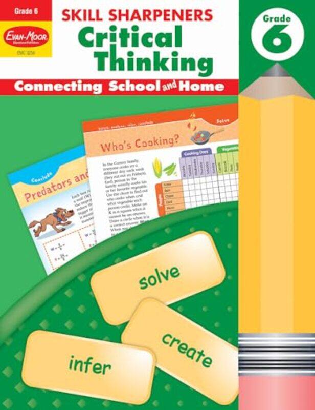 

Skill Sharpeners Critical Thinking By Gr6 - Paperback