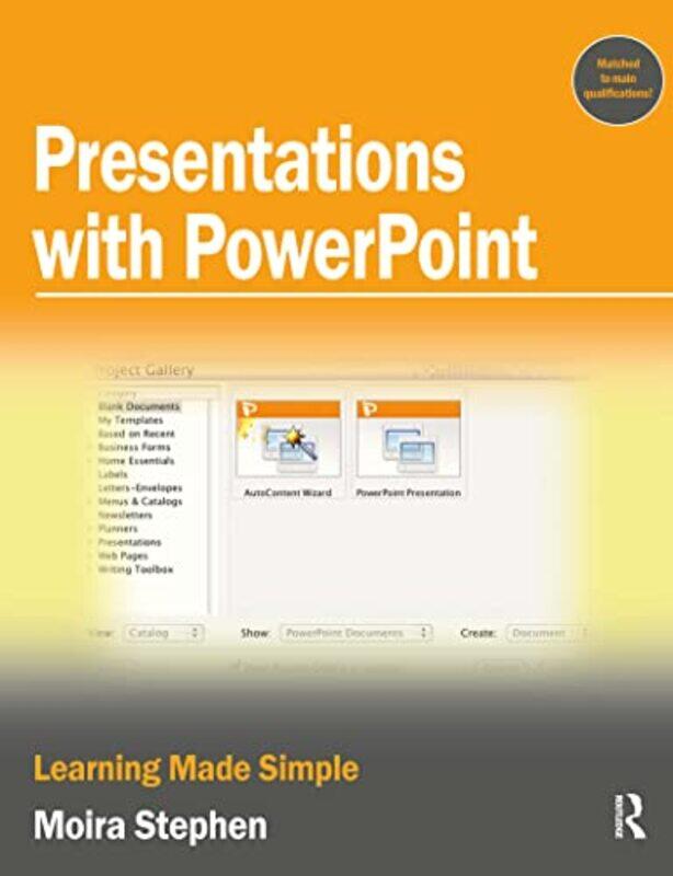 

Presentations With Powerpoint by MOIRA Stephen-Paperback