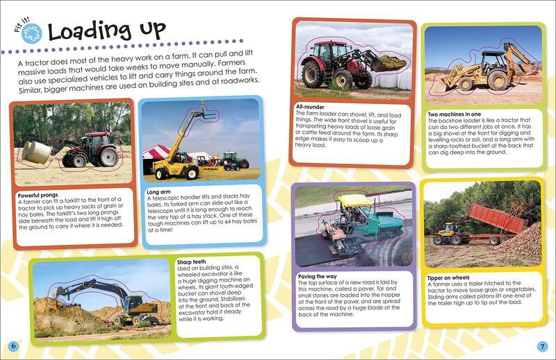 Ultimate Sticker Book Tractor, Paperback Book, By: DK