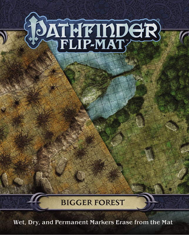 

Pathfinder Flip-Mat: Bigger Forest, Paperback Book, By: Stephen Radney Macfarland