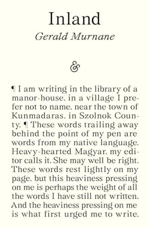 

Inland by Gerald Murnane-Paperback