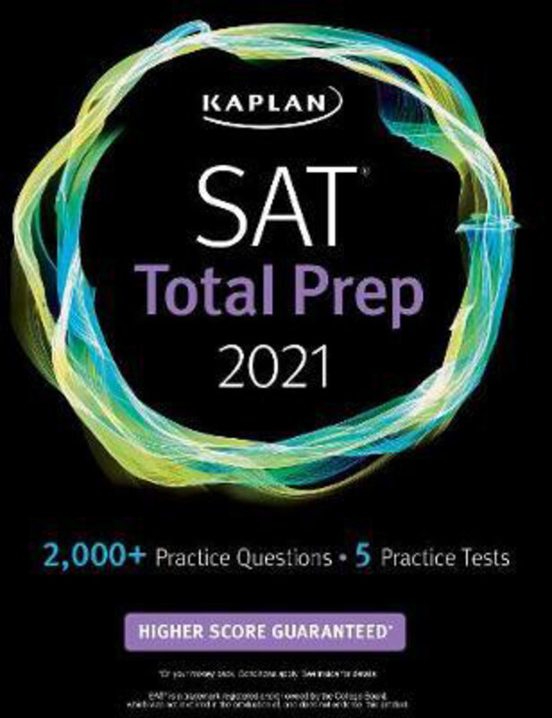 

SAT Total Prep 2021: 5 Practice Tests + Proven Strategies + Online + Video, Paperback Book, By: Kaplan Test Prep