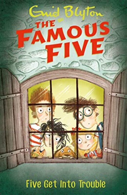 

Famous Five Five Get Into Trouble by Enid Blyton-Paperback