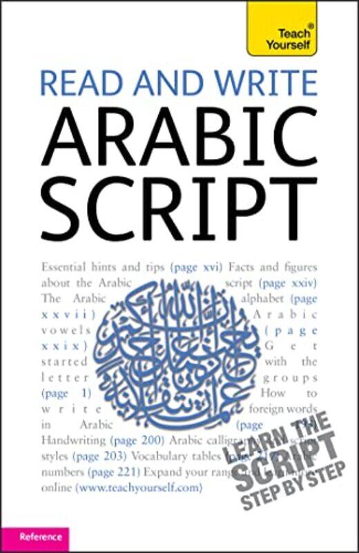 

Read and Write Arabic Script Learn Arabic with Teach Yourself by Andrew Sanders-Paperback