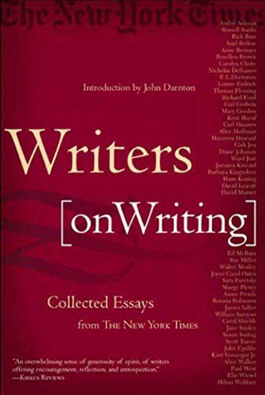

Writers On Writing By Darnton, John - Paperback