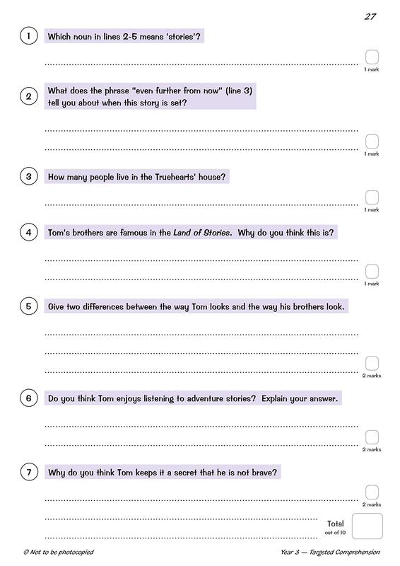 KS2 English Targeted Question Book: Year 3 Comprehension - Book 1, Paperback Book, By: CGP Books