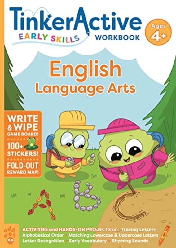 

TinkerActive Early Skills English Language Arts Workbook Ages 4 by Kate AvinoKatie Kear-Paperback