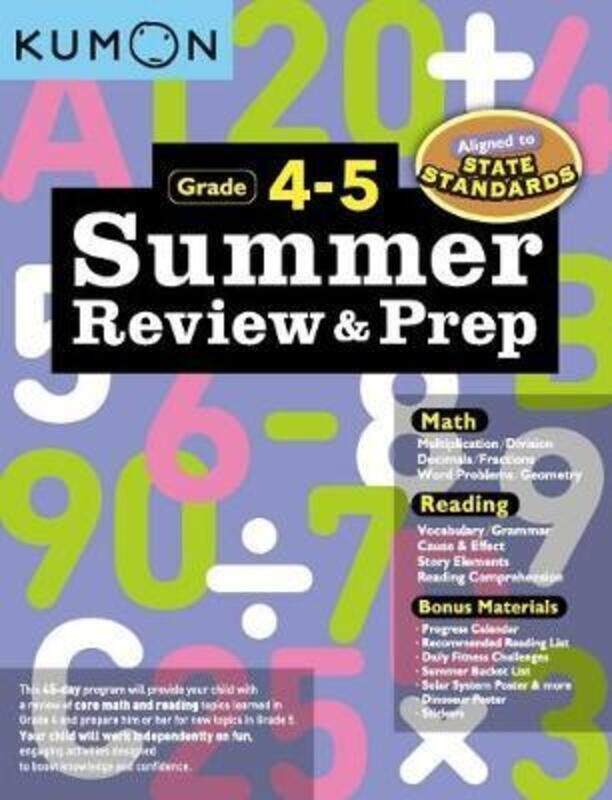 

Summer Review & Prep: 4-5