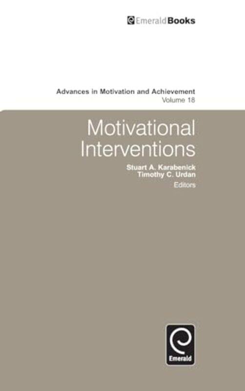 

Motivational Interventions by Stuart KarabenickTim Urdan-Hardcover