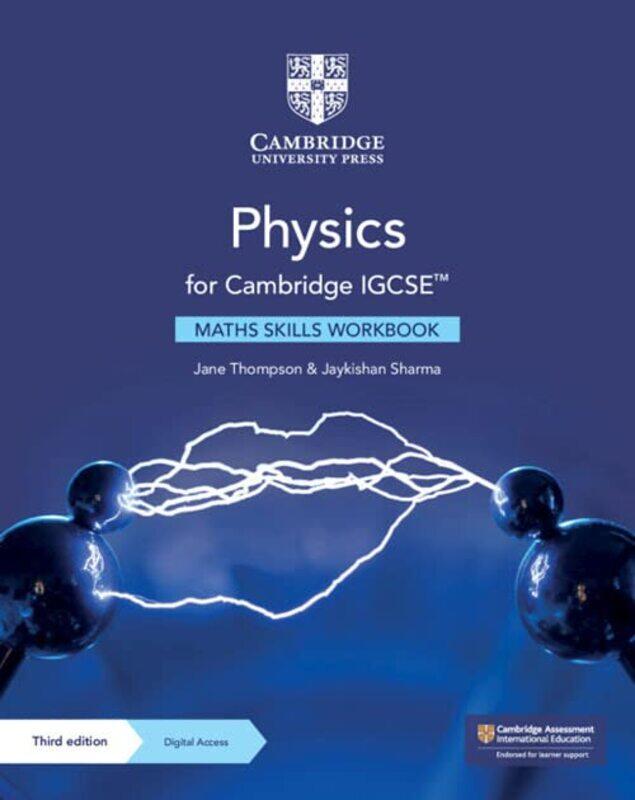 

Physics for Cambridge IGCSE (TM) Maths Skills Workbook with Digital Access (2 Years) , Paperback by Thompson, Jane - Sharma, Jaykishan