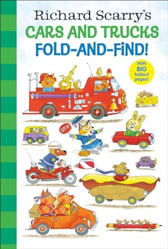 

Richard Scarrys Cars And Trucks Fold And Fin By Scarry Richard - Hardcover