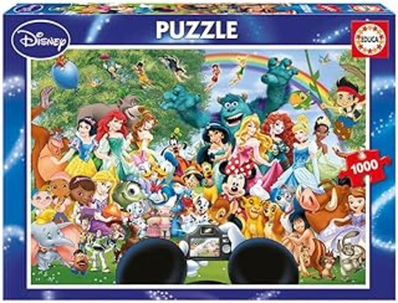 Educa Borras The Marvellous World Of Disney 1000 Piece Jigsaw Puzzle By Paul Lamond -Paperback