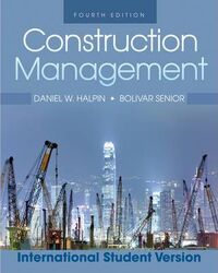 Construction Management, Paperback Book, By: Daniel W. Halpin