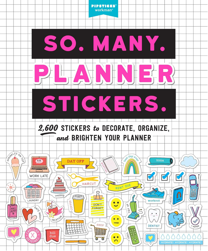 So Many Planner Stickers, Paperback Book, By: Pipsticks +Workman