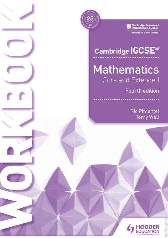 

Cambridge IGCSE Mathematics Core and Extended Workbook, Paperback Book, By: Ric Pimentel