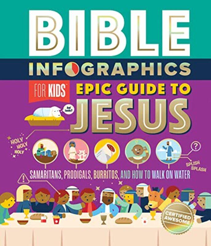 

Bible Infographics for Kids Epic Guide to Jesus by Harvest House Publishers-Hardcover