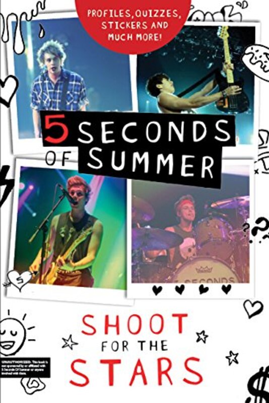 5 Seconds of Summer: Shoot for the Stars, Paperback Book, By: No Author