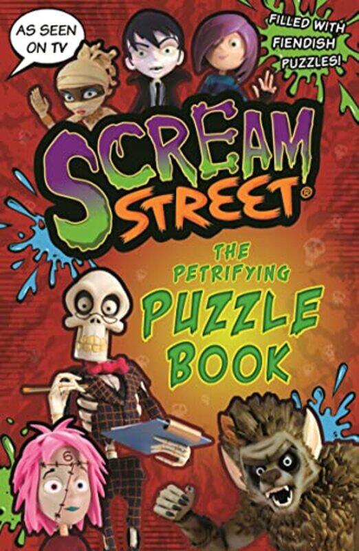 

Scream Street The Petrifying Puzzle Book by Charis Mather-Paperback