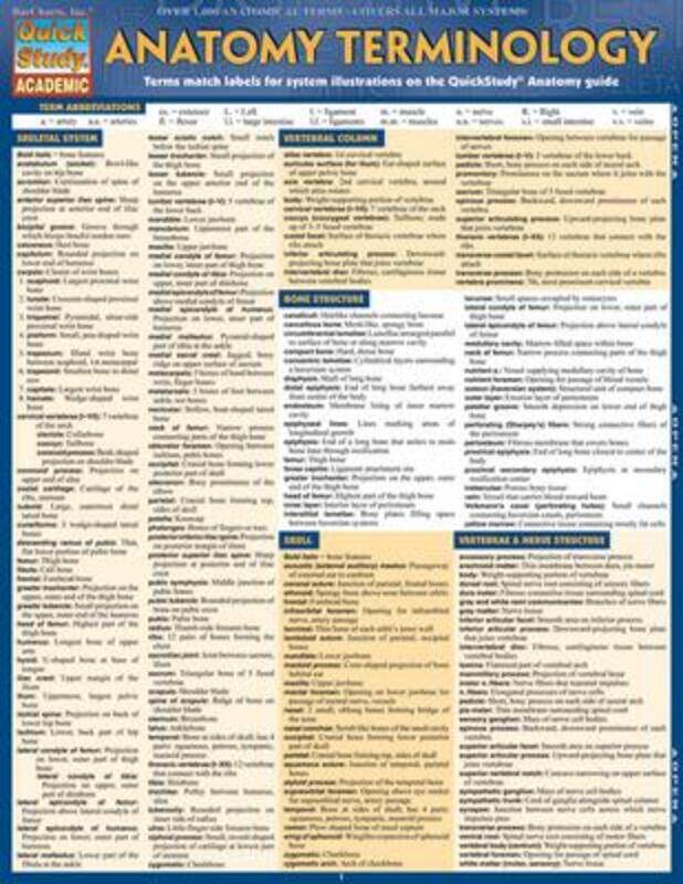 

Anatomy Terminology Reference Guide: for use with Anatomy Reference Guide.paperback,By :McPike, Kate