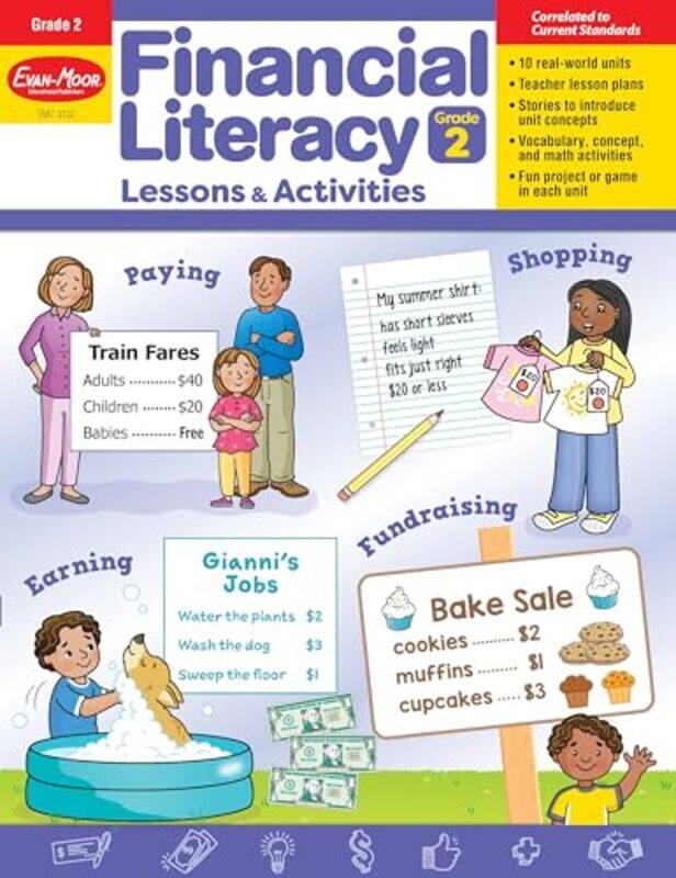 

Financial Literacy Lessons And Activities By Gr2 - Paperback