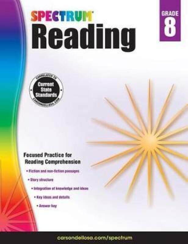 

Spectrum Reading Workbook, Grade 8.paperback,By :Spectrum