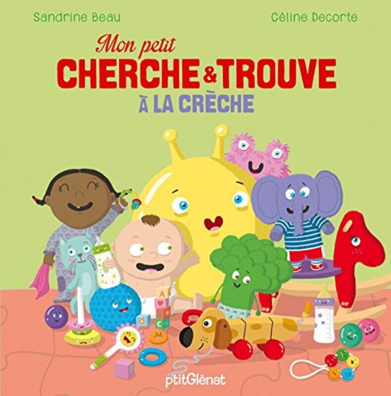 

Mon petit cherche et trouve la cr che (couverture mousse),Paperback by Sandrine Beau