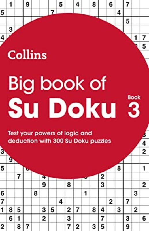 

Big Book Of Su Doku 3 By Collins Puzzles Paperback