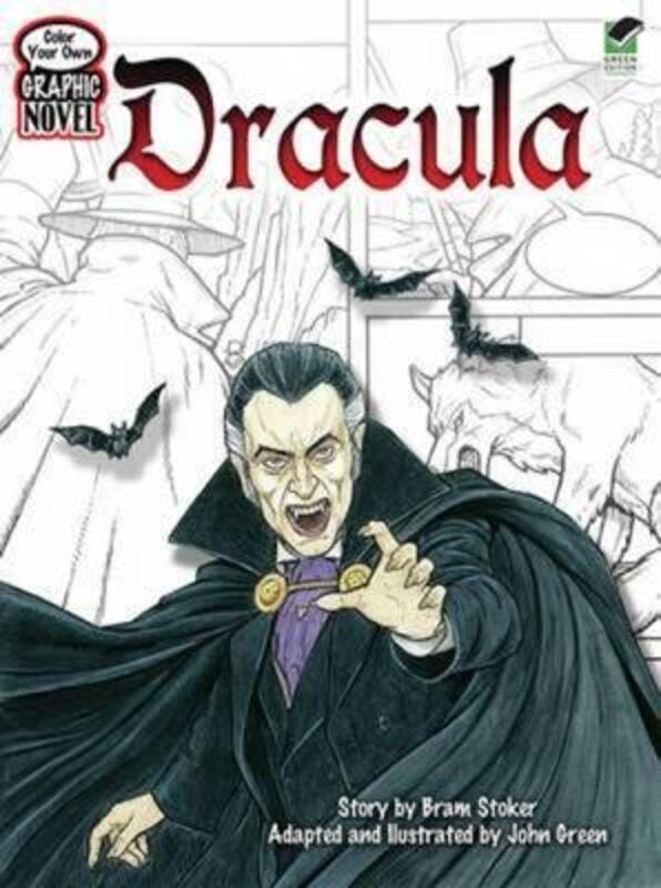 Color Your Own Graphic Novel DRACULA.paperback,By :Bram Stoker
