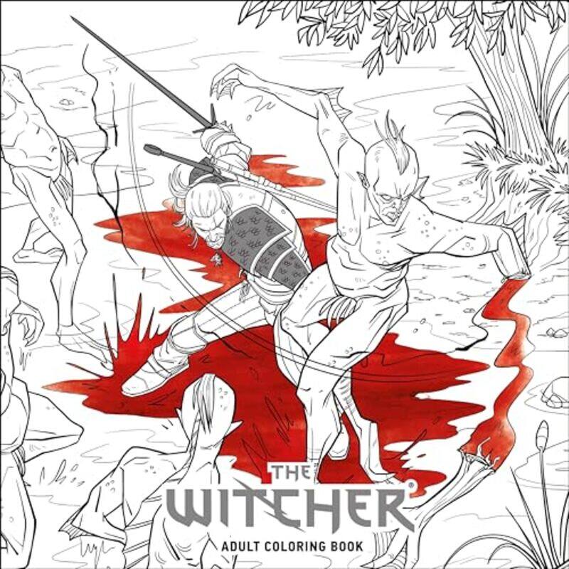 

The Witcher Adult Coloring Book by CD Projekt Red CD Projekt Red-Paperback