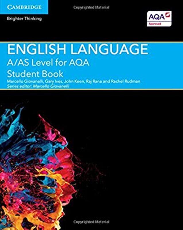 

AAS Level English Language for AQA Student Book by Mel Newcastle University SteerSimin Newcastle University DavoudiProfessor Mark Newcastle University