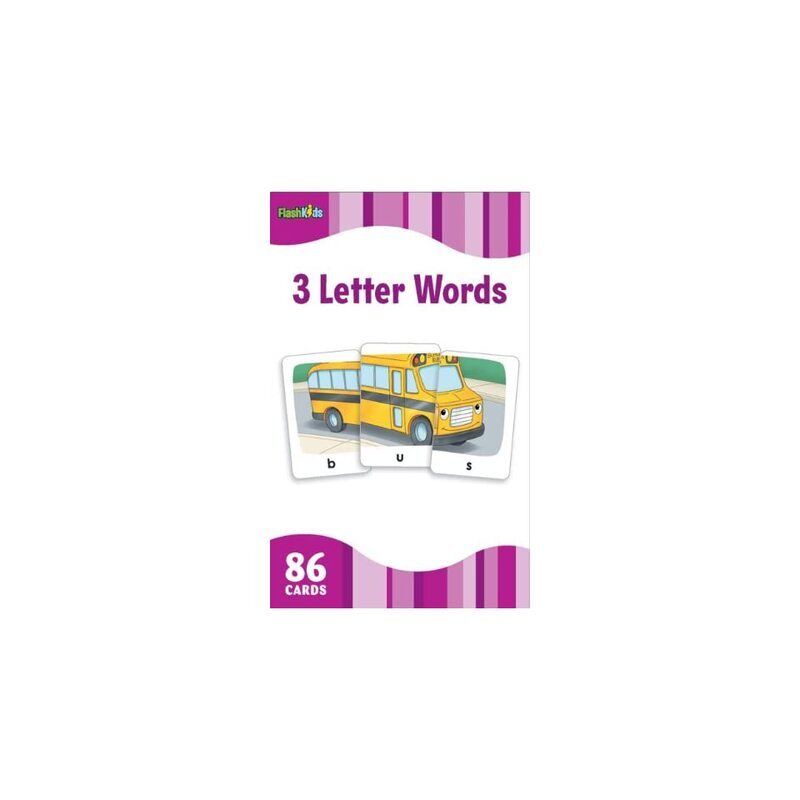 3 Letter Words, Paperback Book, By: Flash Kids Editors