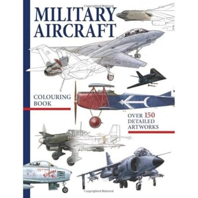 

Military Aircraft Colouring Book by Amber Books Ltd-Paperback