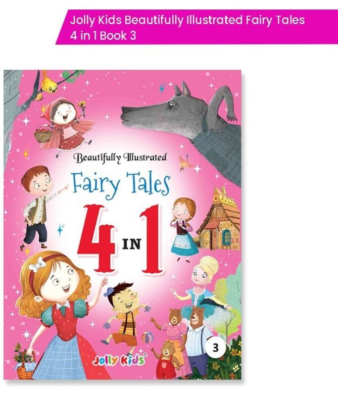 

Fairy Tales 4 In 1 Book 3 by Jolly Kids-Paperback