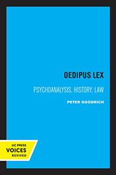 Oedipus Lex by Peter Goodrich-Paperback