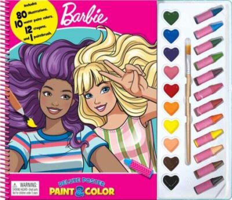 

MATTEL BARBIE DELUXE POSTER PAINT & COLOR,Paperback,ByPhidal Publishing