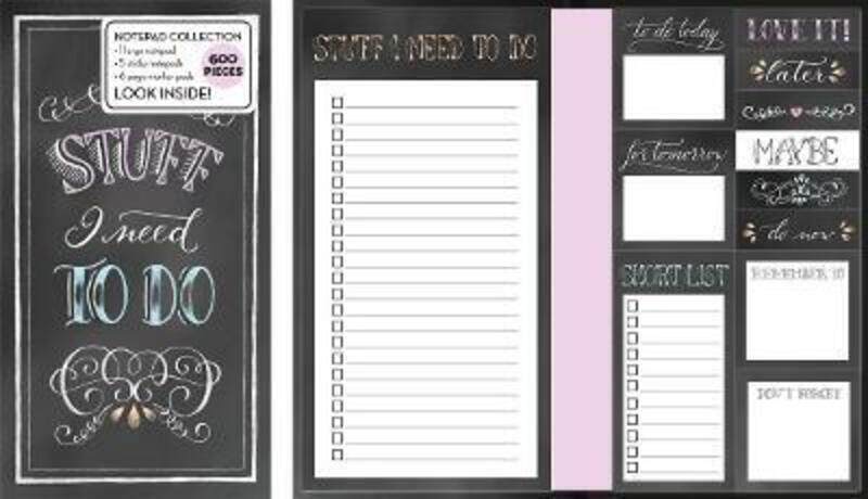 

Book of Sticky Notes: Stuff I Need to Do (Chalkboard).paperback,By :New Seasons - Publications International Ltd