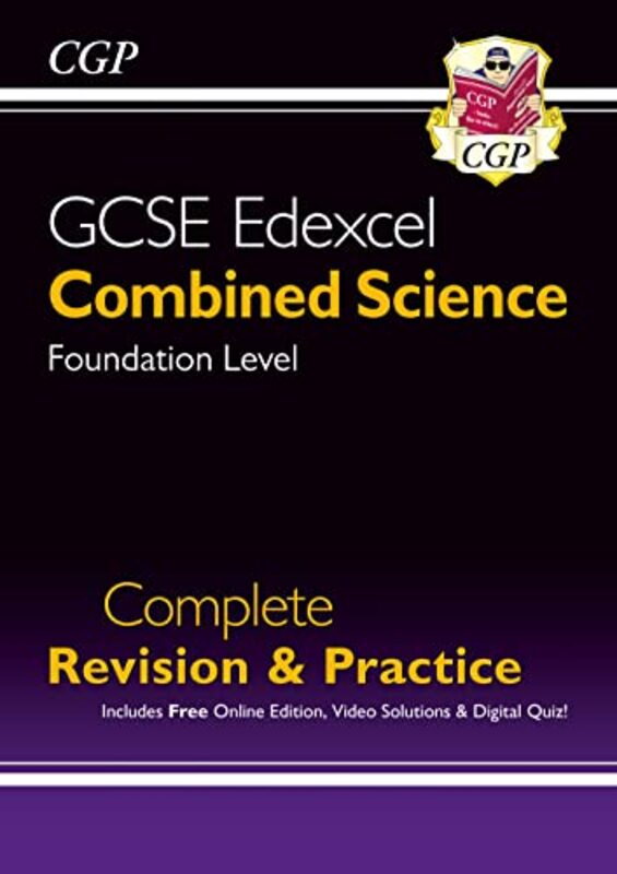 New Gcse Combined Science Edexcel Foundation Complete Revision & Practice W/Online Ed,Videos&Quizzes By Cgp Books - Cgp Books - Paperback