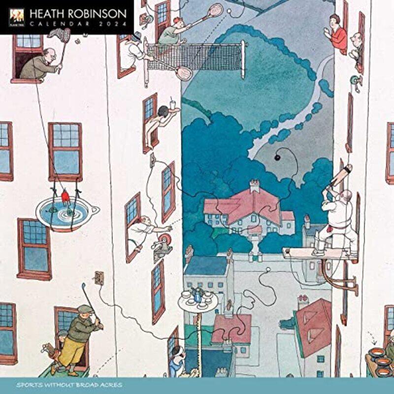 

Heath Robinson Wall Calendar 2024 Art Calendar By Flame Tree Studio Paperback