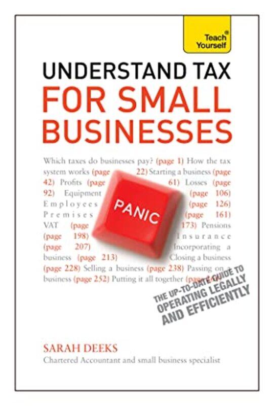 

Understand Tax for Small Businesses Teach Yourself by Sarah DeeksSarah Deeks-Paperback